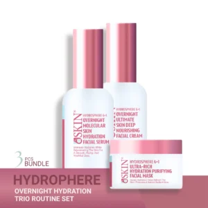 3PCS SKINCARE SET<> HYDROSPHERE OVERNIGHT HYDRATION TRIO SERUM + NIGHT CREAM + HYDRATION MASK