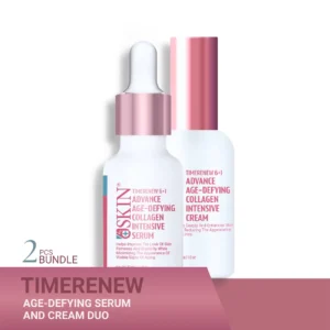 2PCS SKINCARE SET<>TIMERENEW COLLAGEN AGE-DEFYING  DUO SERUM AND CREAM