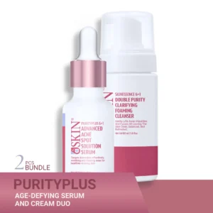2PCS SKINCARE SET<> PURITYPLUS ACNE STARTER DUO CLEANSE & ACNE SOLUTION